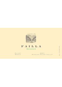 Failla Olivet Ranch Savagnin