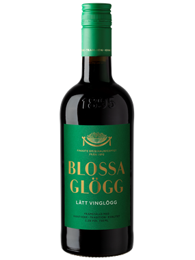 Blossa Lätt Vinglögg Röd